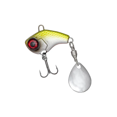 PZ Metal Viberműcsali, 3,4cm, 20g, fluo sárga, fehér