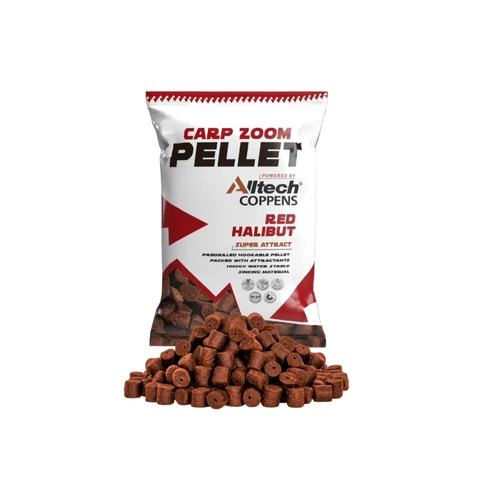 Carp Zoom Red Halibut Pellet, 20mm, halibut, 800g