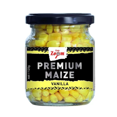 Carp Zoom Prémium horgászkukorica, vanília, 125g, 220ml