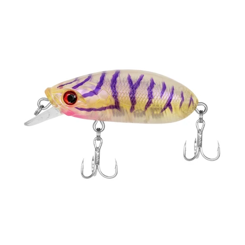 PZ Beetle wobbler, 5cm, 7,8g, sárga, fehér, lila, úszó