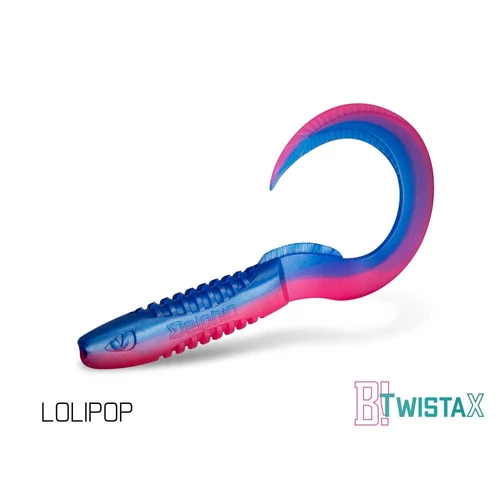 Delphin Top mix Gumihal TwistaX Eeltail UVs / 5db 6cm/Perchy + Candy + Booty + Redface + Firedot