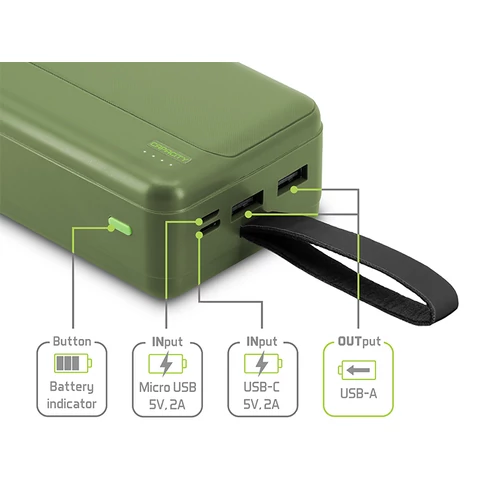 Powerbank Delphin PoweriX / 27 000 mAh 27 000 mAh