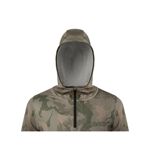 Delphin UV ARMOR 50+ Kapucnis hosszúujjú póló Banx XL