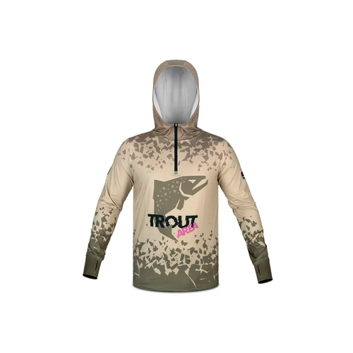 Delphin UV ARMOR 50+ Kapucnis hosszúujjú póló Trout L