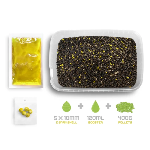 Pellet box Delphin Reaxe READY&GO Kukorica–Anannász / 400g