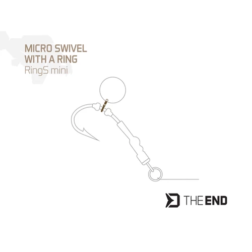 TheEND RingS mini mikro forgó karikával / 10db #13