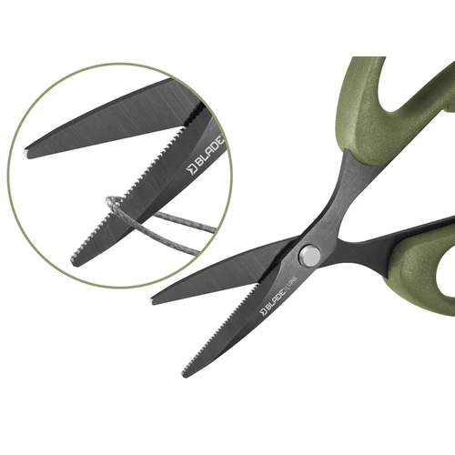 Delphin BladeX Long Titan fogazott horgászolló 12 cm