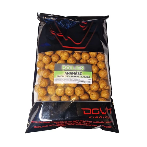 Dovit Főzött bojli 20mm 1000g - ananász