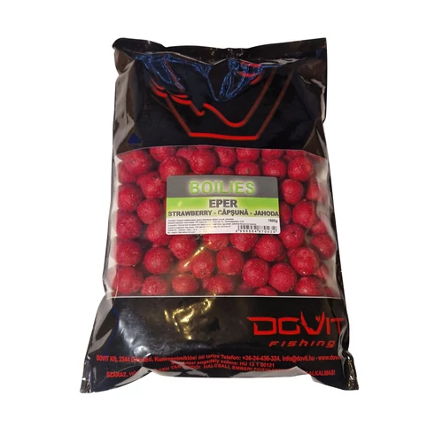 Dovit Főzött bojli 20mm 1000g - eper