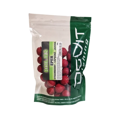 Dovit Főzött bojli 20mm 250g - eper