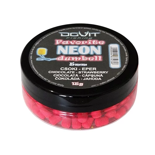 Dovit Favorite Dumbell Neon 5mm - Csoki-eper
