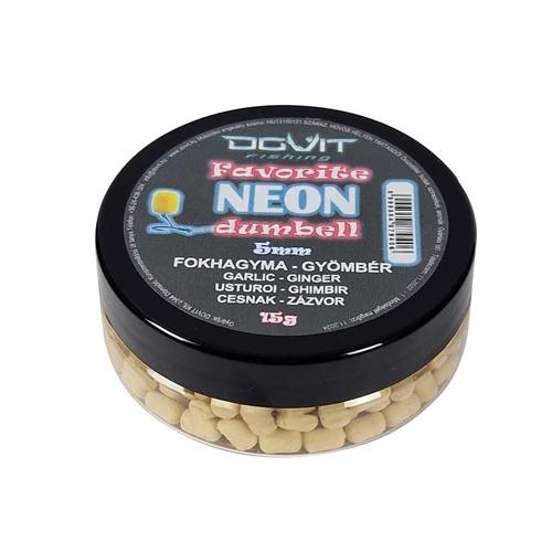 Dovit Favorite Dumbell Neon 5mm - Fokhagyma-gyömbér