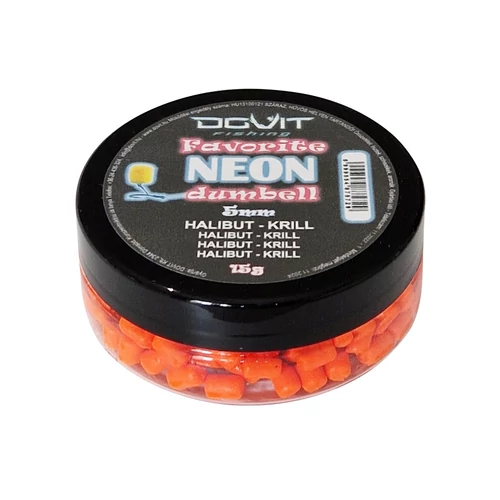 Dovit Favorite Dumbell Neon 5mm - Halibut-krill