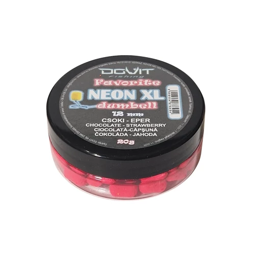 Dovit Favorite Dumbell Neon XL 12mm - Csoki - eper