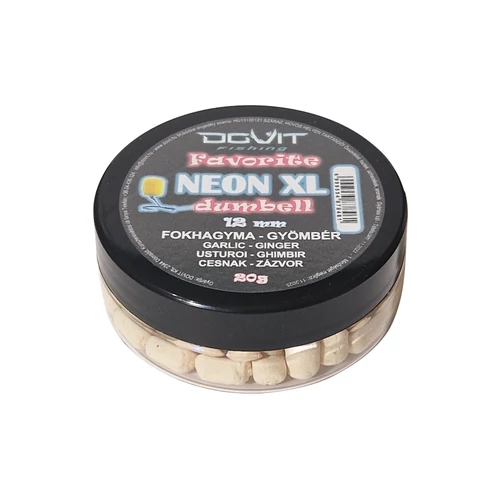 Dovit Favorite Dumbell Neon XL 12mm - Fokhagyma - gyömbér