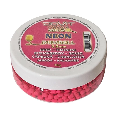 Dovit Micro Neon Dumbell 3,5mm - Eper - Tintahal