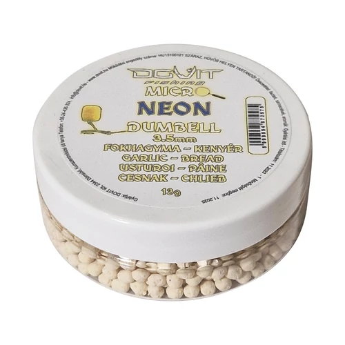 Dovit Micro Neon Dumbell 3,5mm - Fokhagyma - Kenyér