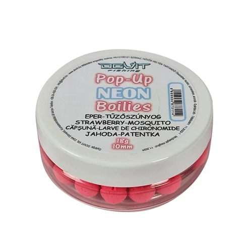 Dovit Pop-Up Neon Boilie 10mm - Eper-tűzőszúnyog
