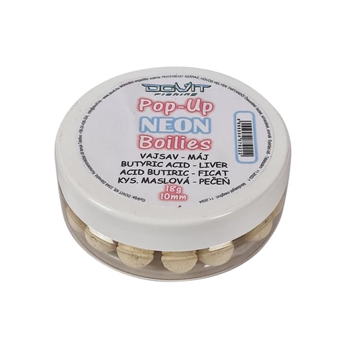 Dovit Pop-Up Neon Boilie 10mm - Vajsav-máj