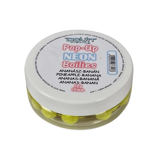 Dovit Pop-Up Neon Boilie 10mm - Ananász-banán