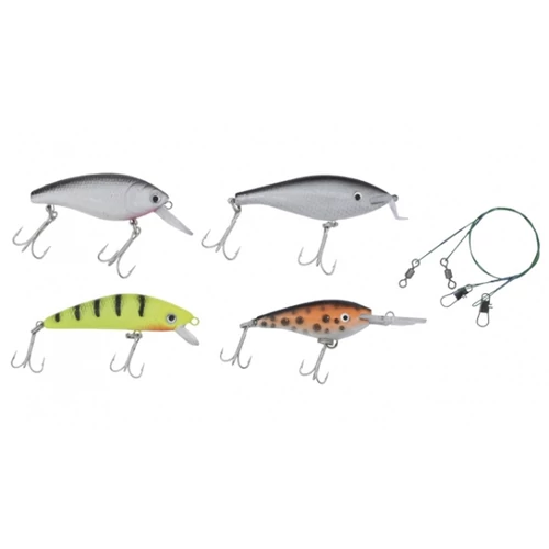 Universal Wobbler Szett(4Wobbler+2Drótelőke+Doboz)
