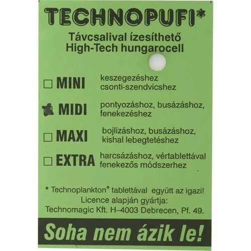 Technopufi Szines Extra Ánizs