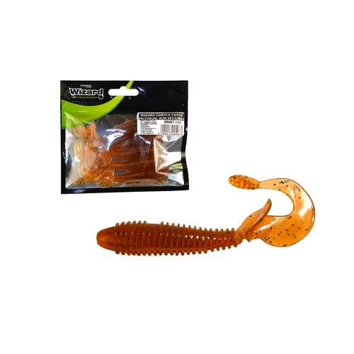 Wizard Harpex Twist Double Evo Orange 8cm 5Pcs/Bag