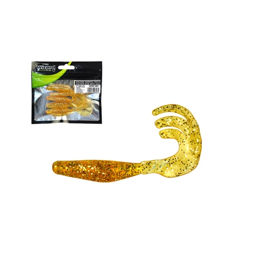 Wizard Harpex Twist Double Evo Orange 8cm 5Pcs/Bag