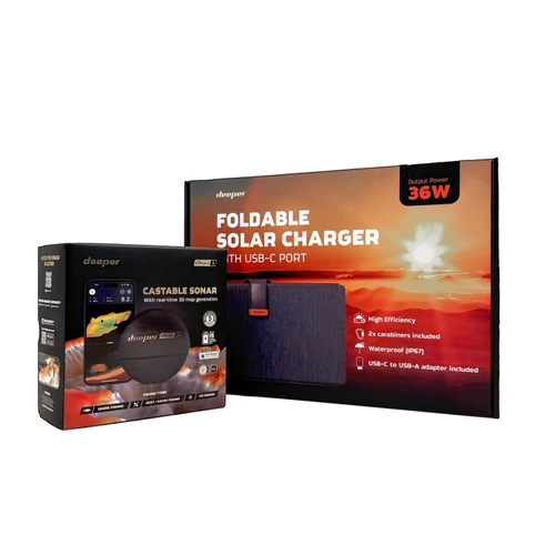 Deeper Chirp 3 Winter Power Bundle - Ajándék Napelemes Töltővel