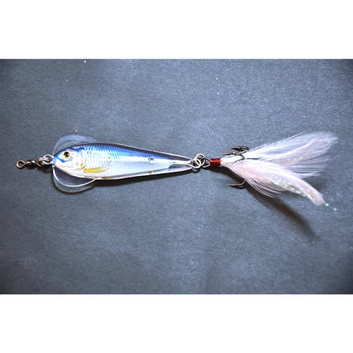 Livetarget Flutter Shad Jigging Spoon Silver/Blue50 mm 11g