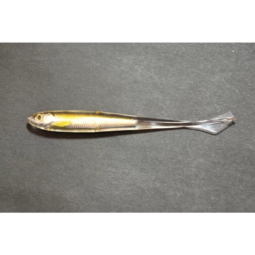 Livetargetghost Tail Minnow Dropshot Bait Silver/Green 95 mm