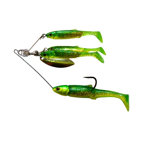 Livetarget Minnow Spinner Riggreen Pumpkin/Silver Small 11g