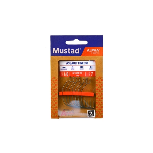 Mustad Assault Finesse Titanx 1/1 7db/cs