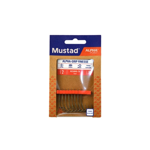Mustad Alpha-Grip Finesse Titanx 2 8db/cs