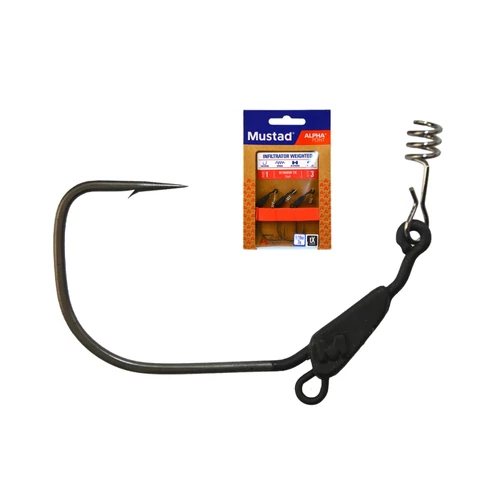 Mustad Inflitrator Weighted 2G Titanx 1/0 3db/cs