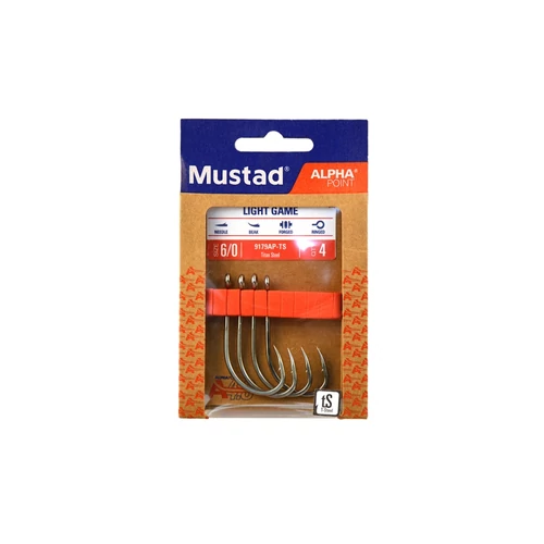 Mustad Lightgame Titan Steel 4/1 5db/cs