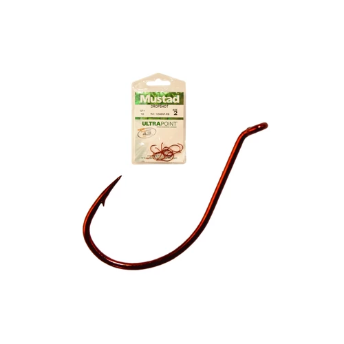 Mustad Red Dropshot Hooks 2 10db/csomag