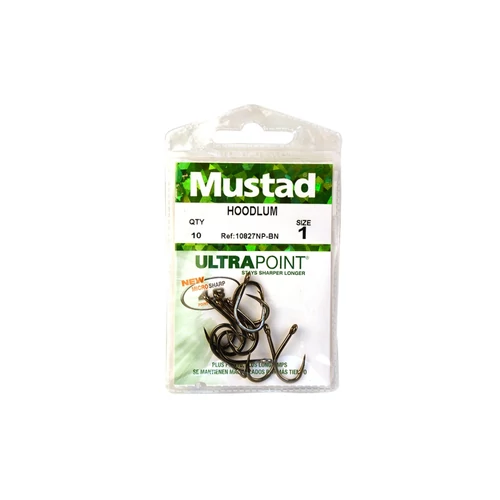 Mustad Hoodlum Live Bait Hook 6/0 5db/csomag
