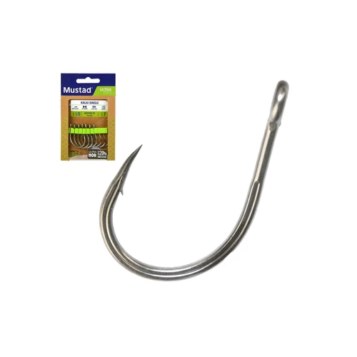 Mustad Kaiju Single Ring Titan Steel 10/0 2db/cs