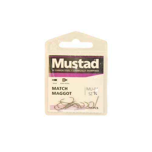 Mustad Ultra Np Match Maggot Spade Barbed 16 10db/csomag