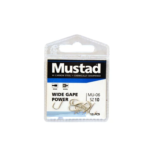 Mustad Ultra Np Widegape Power Spade Barbed 10 10db/csomag