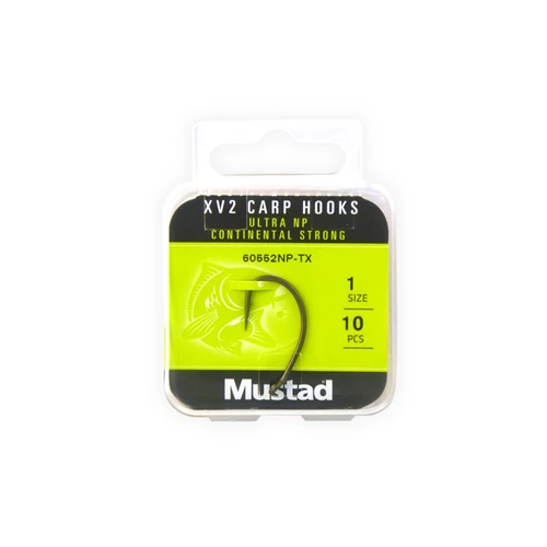 Mustad Ultra Np Carp Xv2 Continental Strong 1 10db/csomag