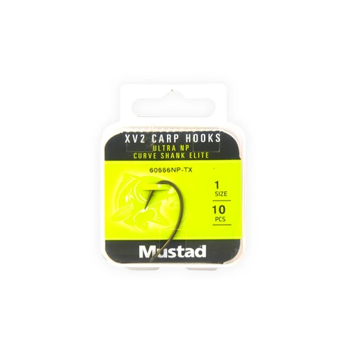 Mustad Ultra Np Carp Xv2 Curve Shank Elite 4 10db/csomag