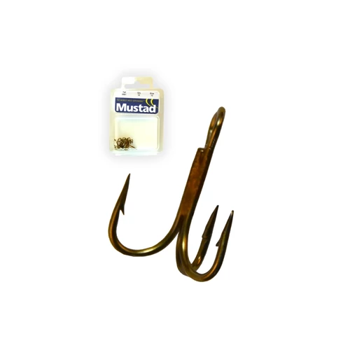 Mustad Treble Hooks 4/0 25db/csomag