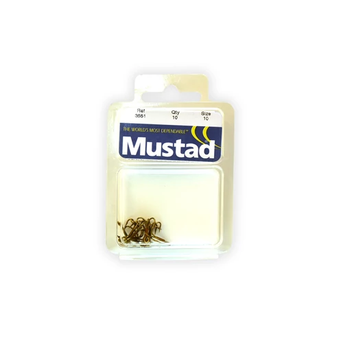 Mustad Treble Hooks 4/0 25db/csomag