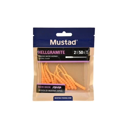 Mustad Aji Hellgramite 2 Clear Rainbowglitter 12db/csomag