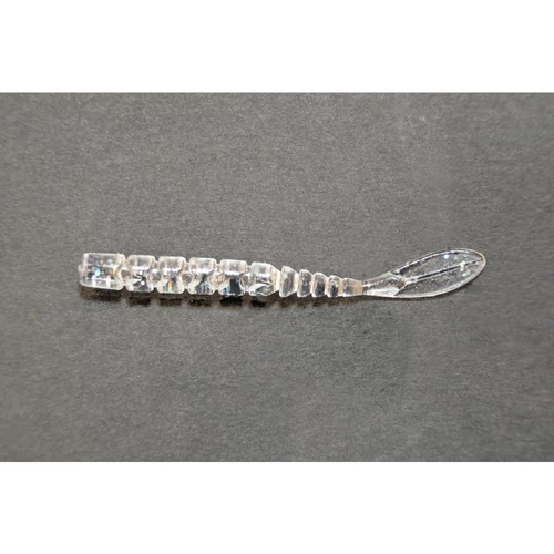 Mustad Aji Fish Tail 2 Clear Luminous Silverglitter 12db/csomag
