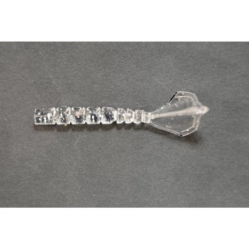 Mustad Aji Parachute Tail 1.7 Uv Clear Redglitter 12db/csomag