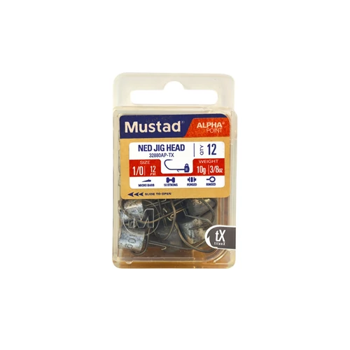Mustad Ned Jig Head 10g Titanx 2/0 10g 12db/cs