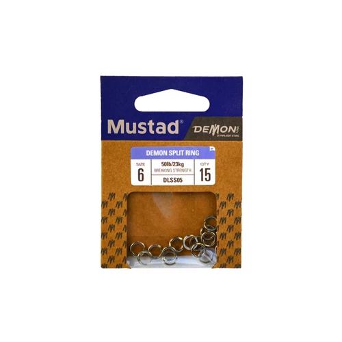 Mustad Ss Power Split Ring 5 15db/csomag